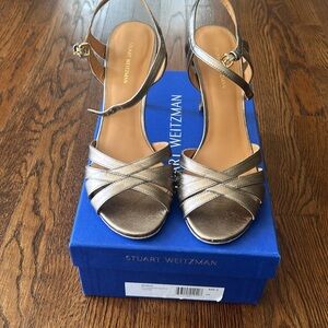 Stuart Weitzman Bronze Sandals